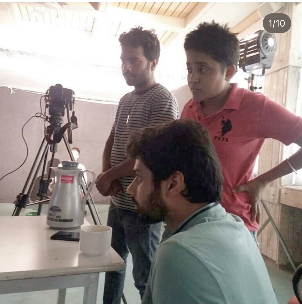 Behind the scenes